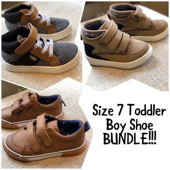 OshKosh B'gosh Other - New Toddler Boy Size 7 Shoe BUNDLE!